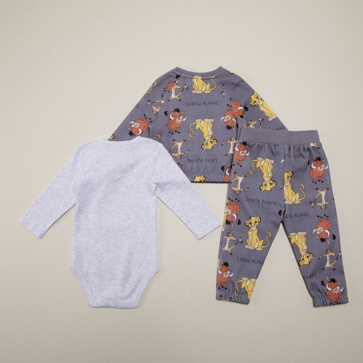 REY LEON - Conjunto Bebé Niño Algodón Rey Leon