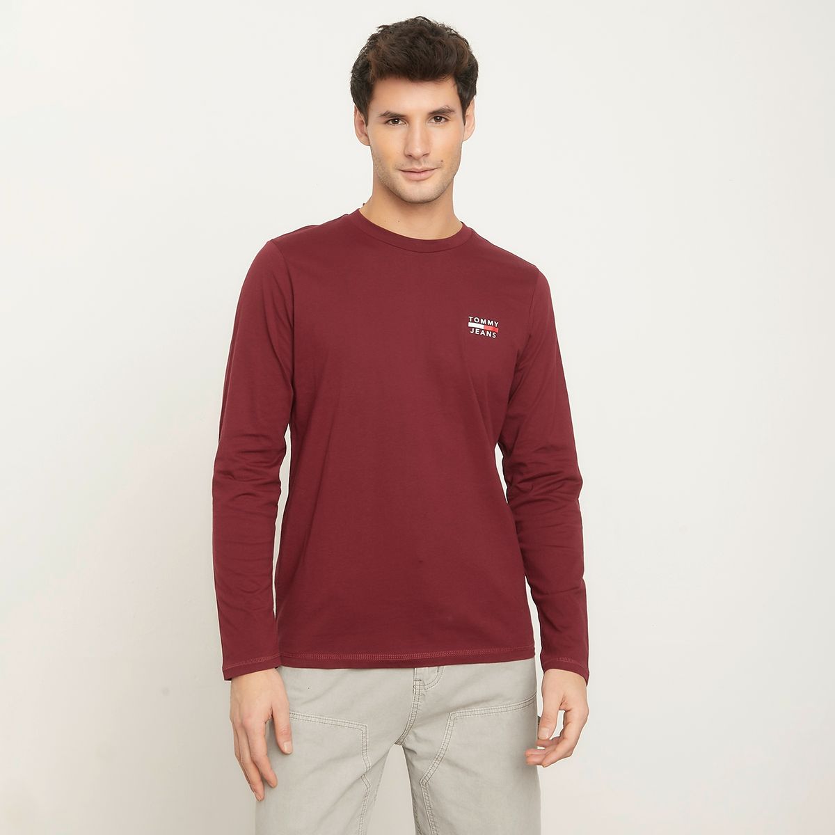 TOMMY HILFIGER - Polera Manga Larga Hombre Tommy Hilfiger