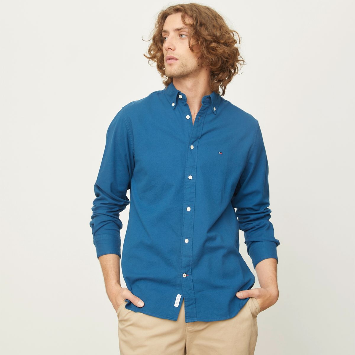 TOMMY HILFIGER - Camisa Manga Larga Casual Hombre Tommy Hilfiger