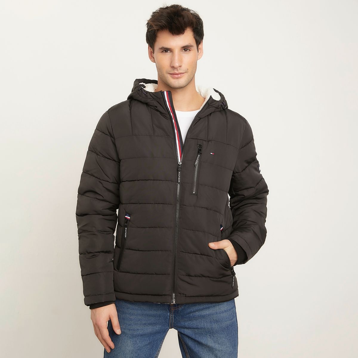 TOMMY HILFIGER - Parka Full Zipper Hombre Tommy Hilfiger