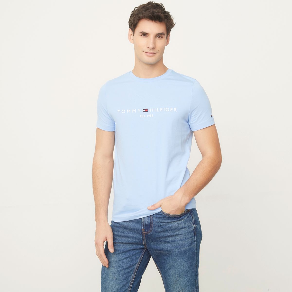 TOMMY HILFIGER - Polera Algodón Orgánico Hombre Tommy Hilfiger
