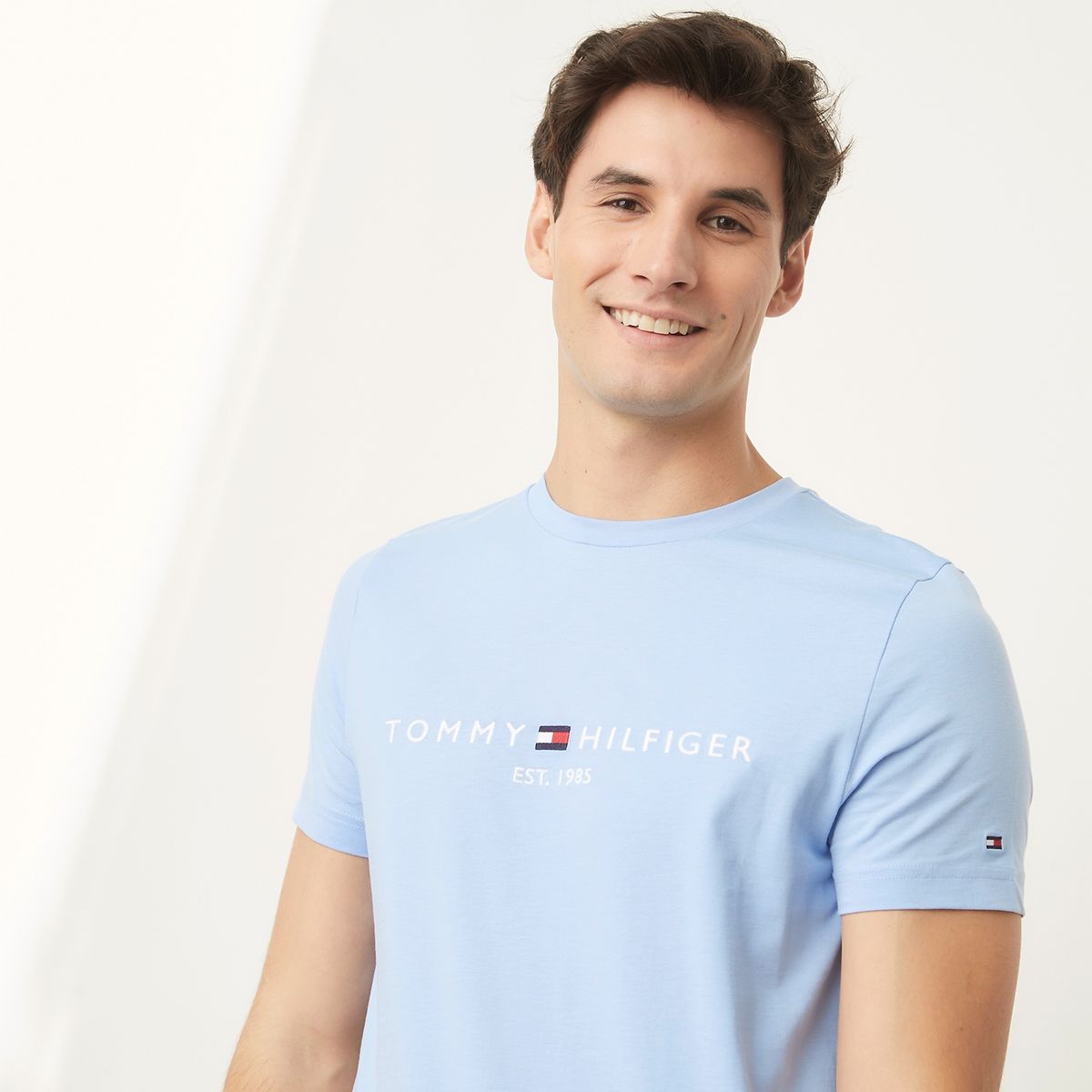 TOMMY HILFIGER - Polera Algodón Orgánico Hombre Tommy Hilfiger