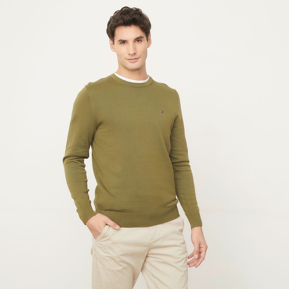 TOMMY HILFIGER - Sweater Liso Hombre Tommy Hilfiger