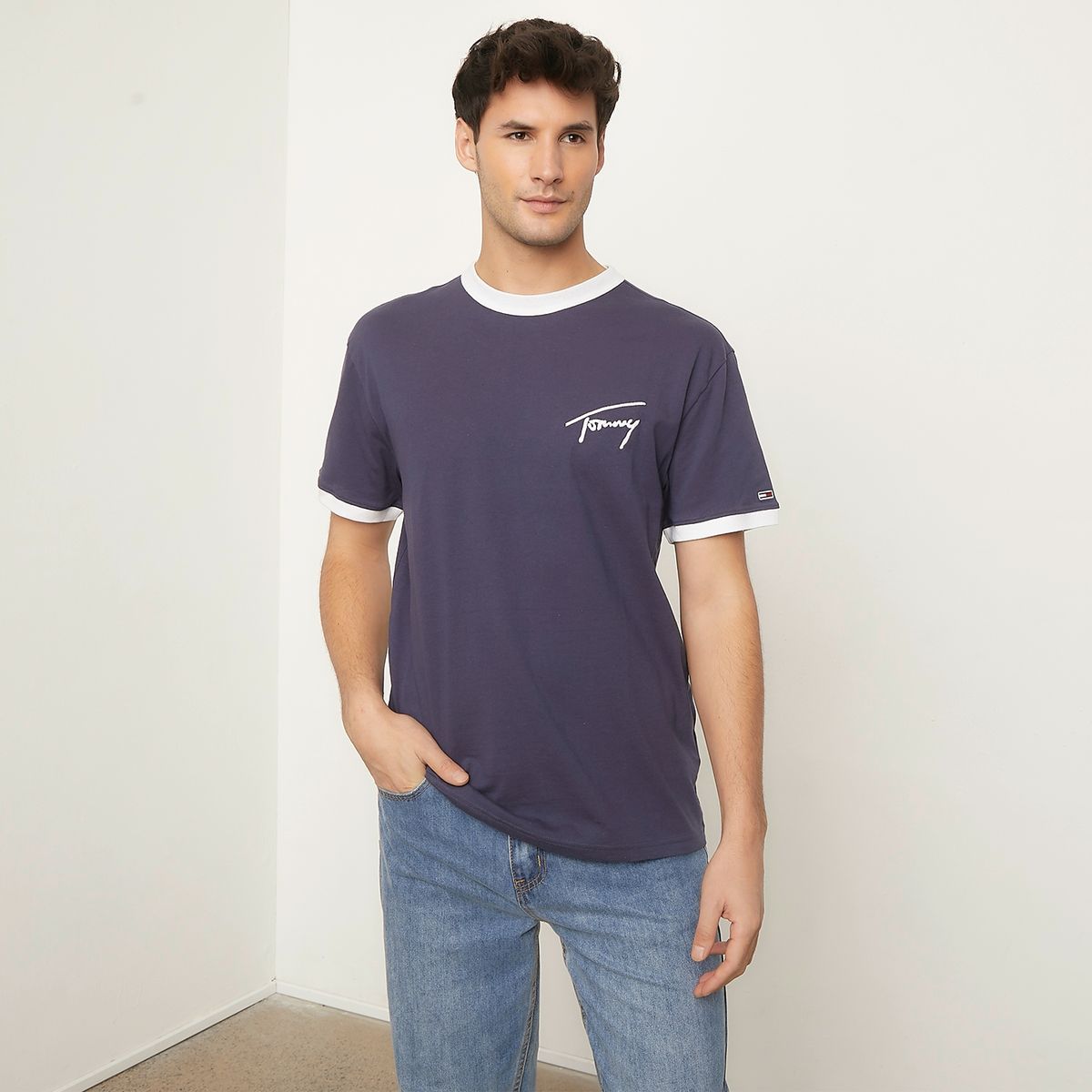 TOMMY HILFIGER - Polera Manga Corta Hombre Tommy Hilfiger
