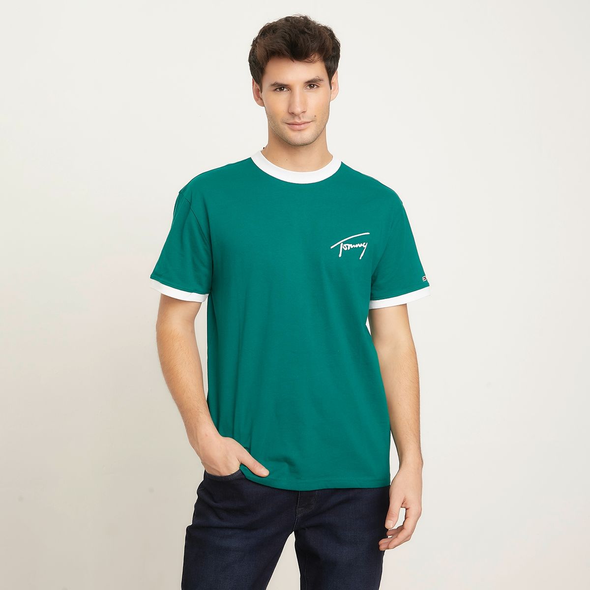 TOMMY HILFIGER - Polera Manga Corta Hombre Tommy Hilfiger