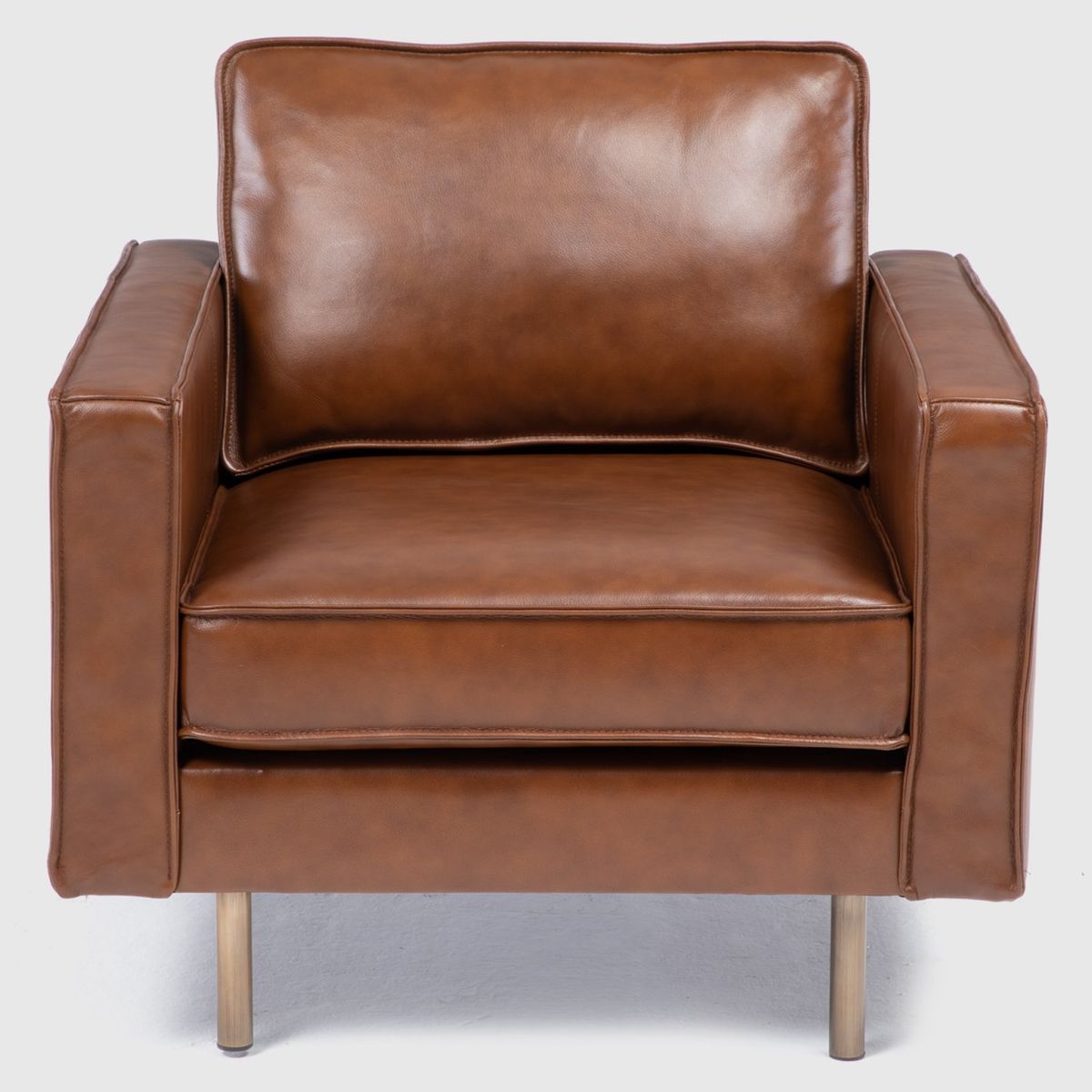 BASEMENT HOME - Sofá Ezra 1 Cuerpo Cuero Basement Home