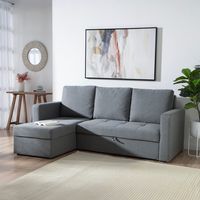 Sofá Futón Seccional Izquierdo Alex 3 Cuerpos