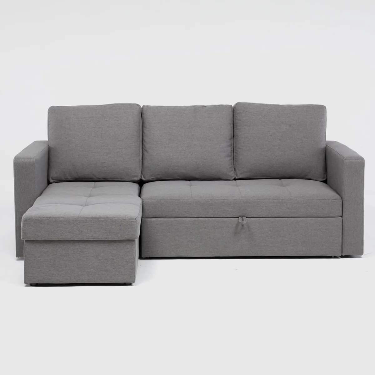 MICA - Sofá Futón Seccional Izquierdo Alex 3 Cuerpos Mica