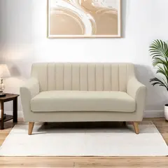 MICA - Sofá Taylor 2 Cuerpos Beige