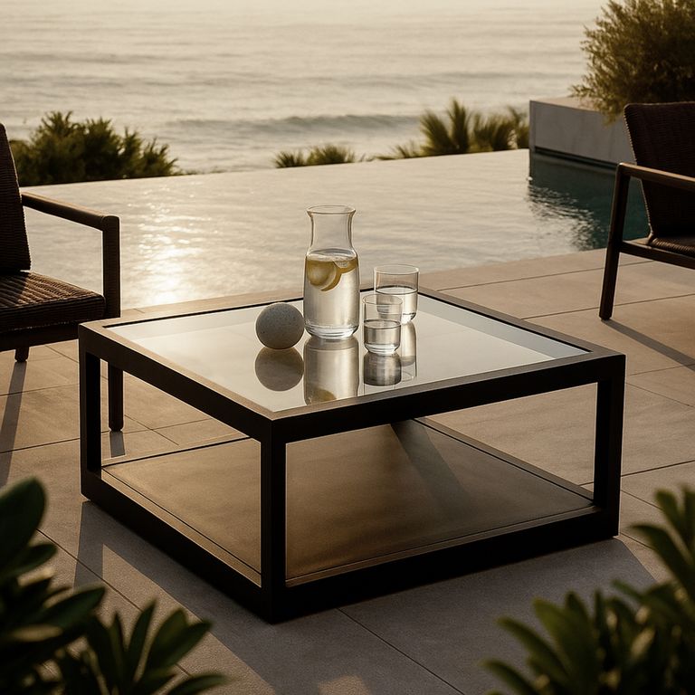 Mesa De Centro Terraza Mónaco
