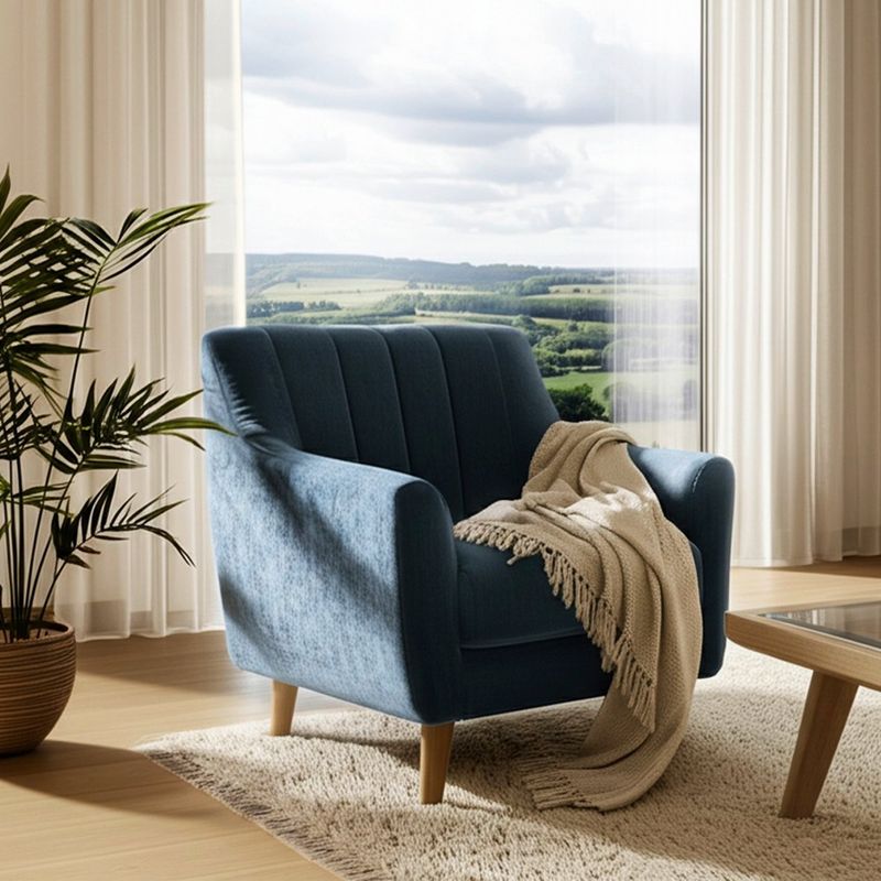 MICA - Sillón Mica Taylor 1 Cuerpo Tapizado en Poliéster