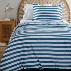 MICA KIDS - Funda Plumón Rayas Azul 1,5 Plazas