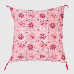 BASEMENT HOME - Funda Cojín Algodón 50x50cm Rosa