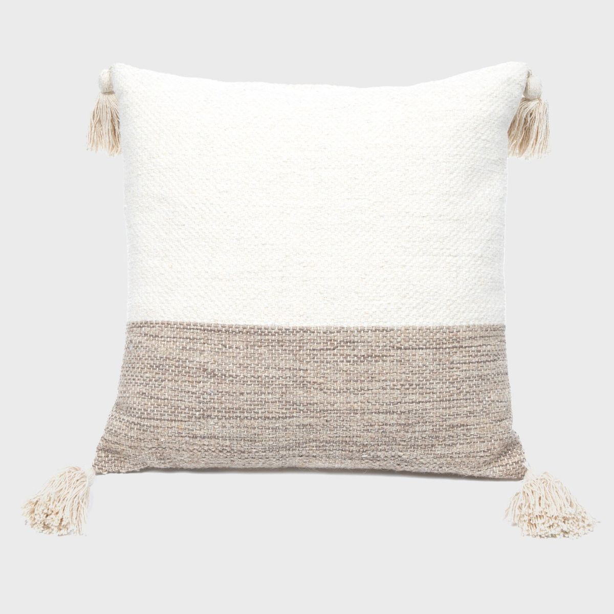 BASEMENT HOME - Cojín Boho Bicolor 45X45 Cm Basement Home