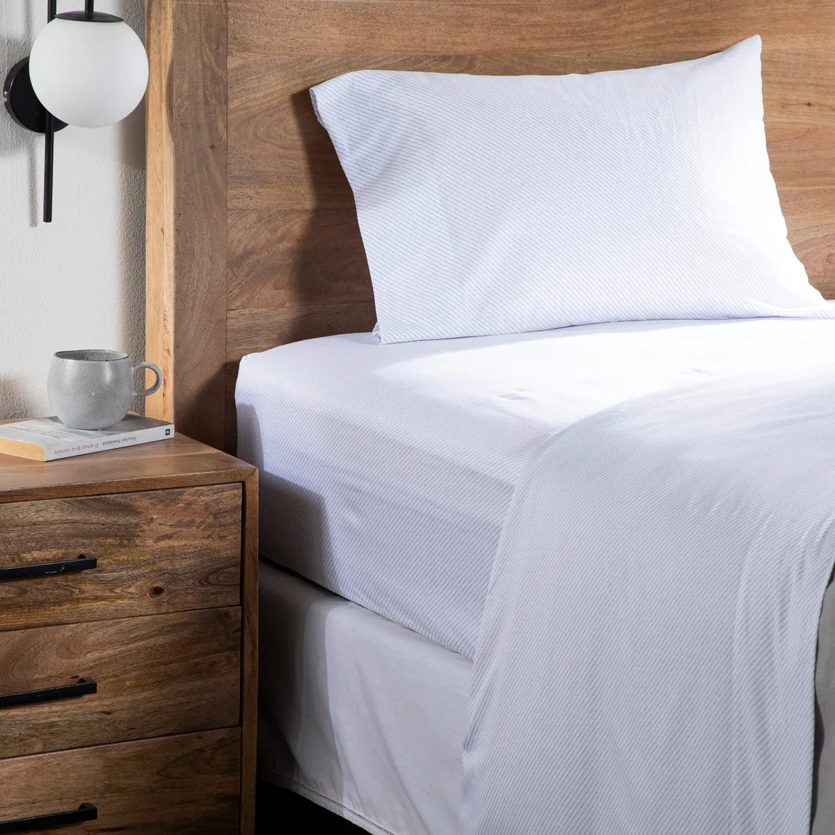 BASEMENT HOME - Juego de Sábanas 100% Algodón Lyon 300 Hilos Basement Home