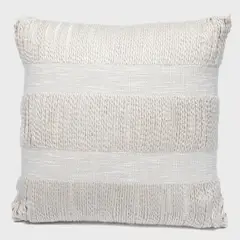 BASEMENT HOME - Cojín Boho Tejido 45X45 Cm