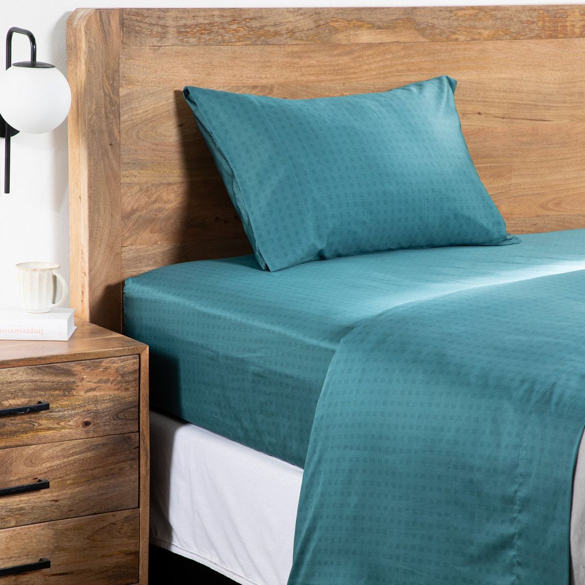 BASEMENT HOME - Juego De Sábanas 100% Algodón Dijon 300 Hilos Basement Home