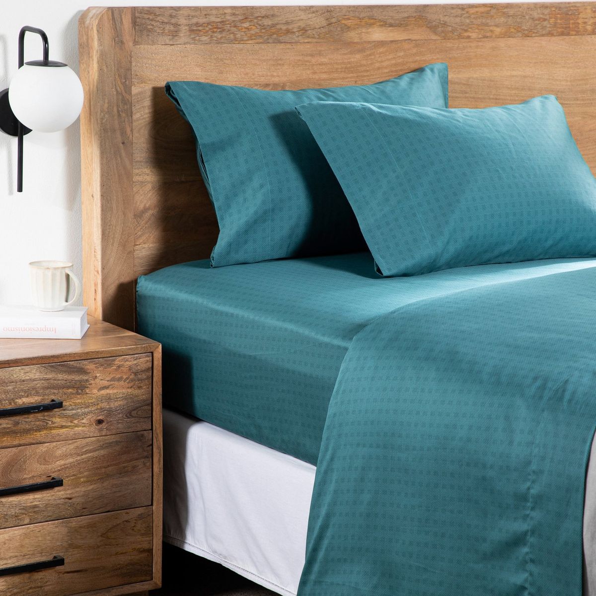 BASEMENT HOME - Juego De Sábanas 100% Algodón Dijon 300 Hilos Basement Home