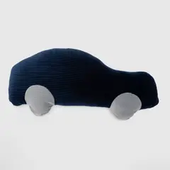 MICA KIDS - Cojín Decorativo Auto Azul Infantil 40X40 Cm