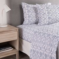 Juego De Sábana NYC 180 Hilos Algodón