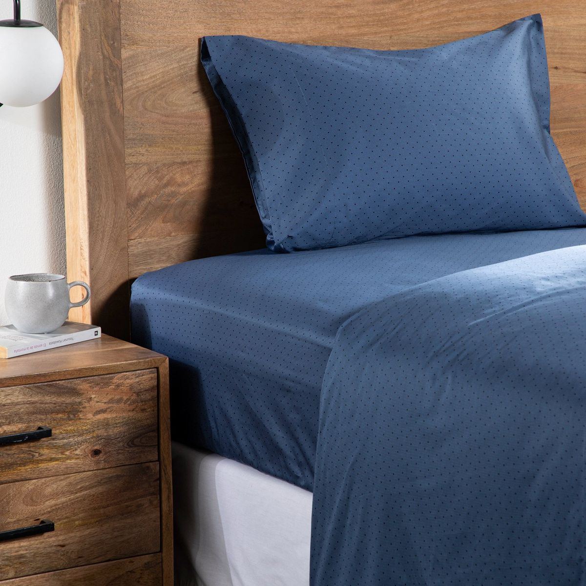 BASEMENT HOME - Juego De Sábanas 100% Algodón Lille 300 Hilos Basement Home