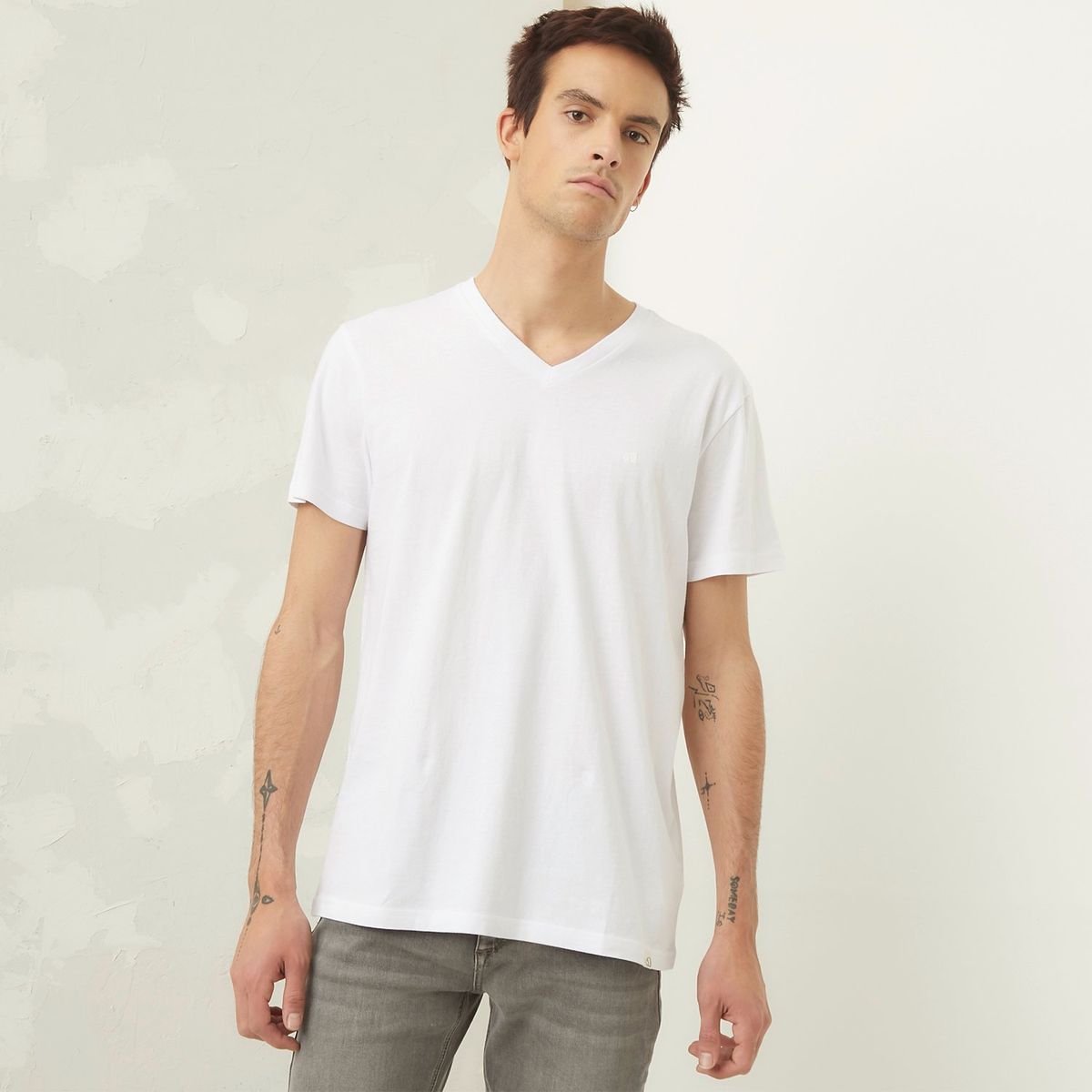 AMERICANINO - Polera Americanino Regular Fit Algodón Manga Corta Hombre