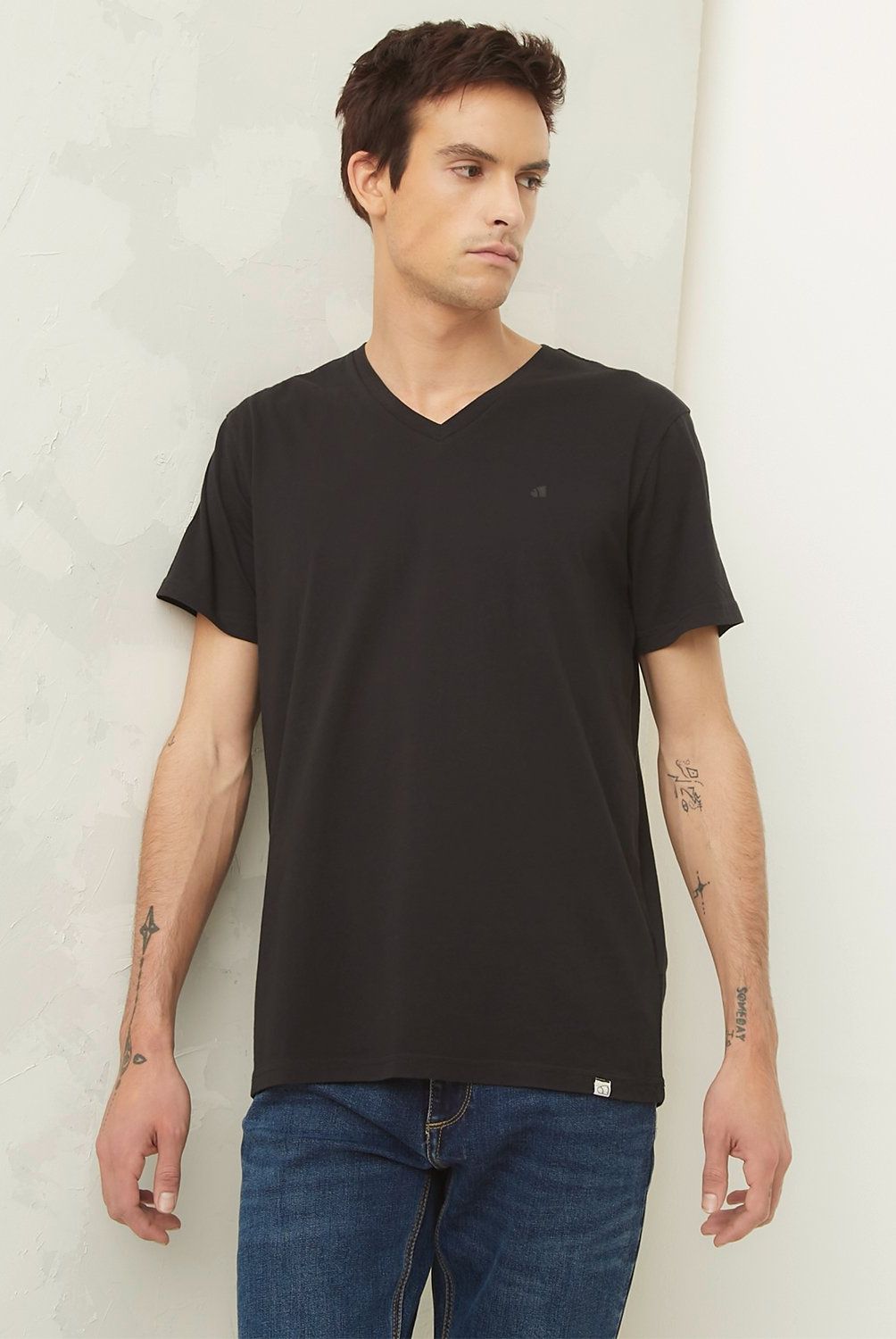 AMERICANINO - Polera Americanino Regular Fit Manga Corta Algodón
