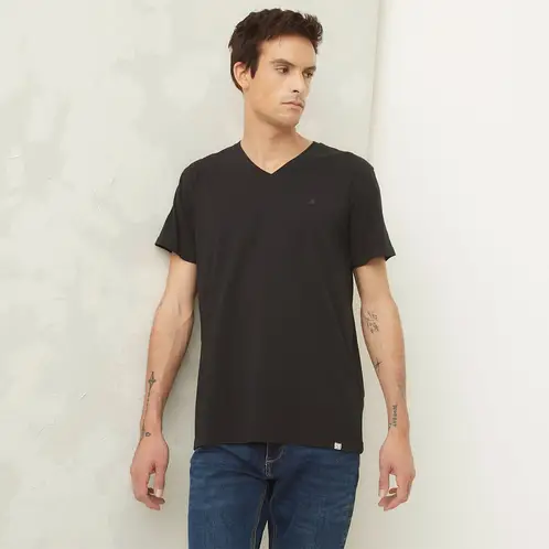 AMERICANINO - Polera Regular Fit Algodón Manga Corta Hombre