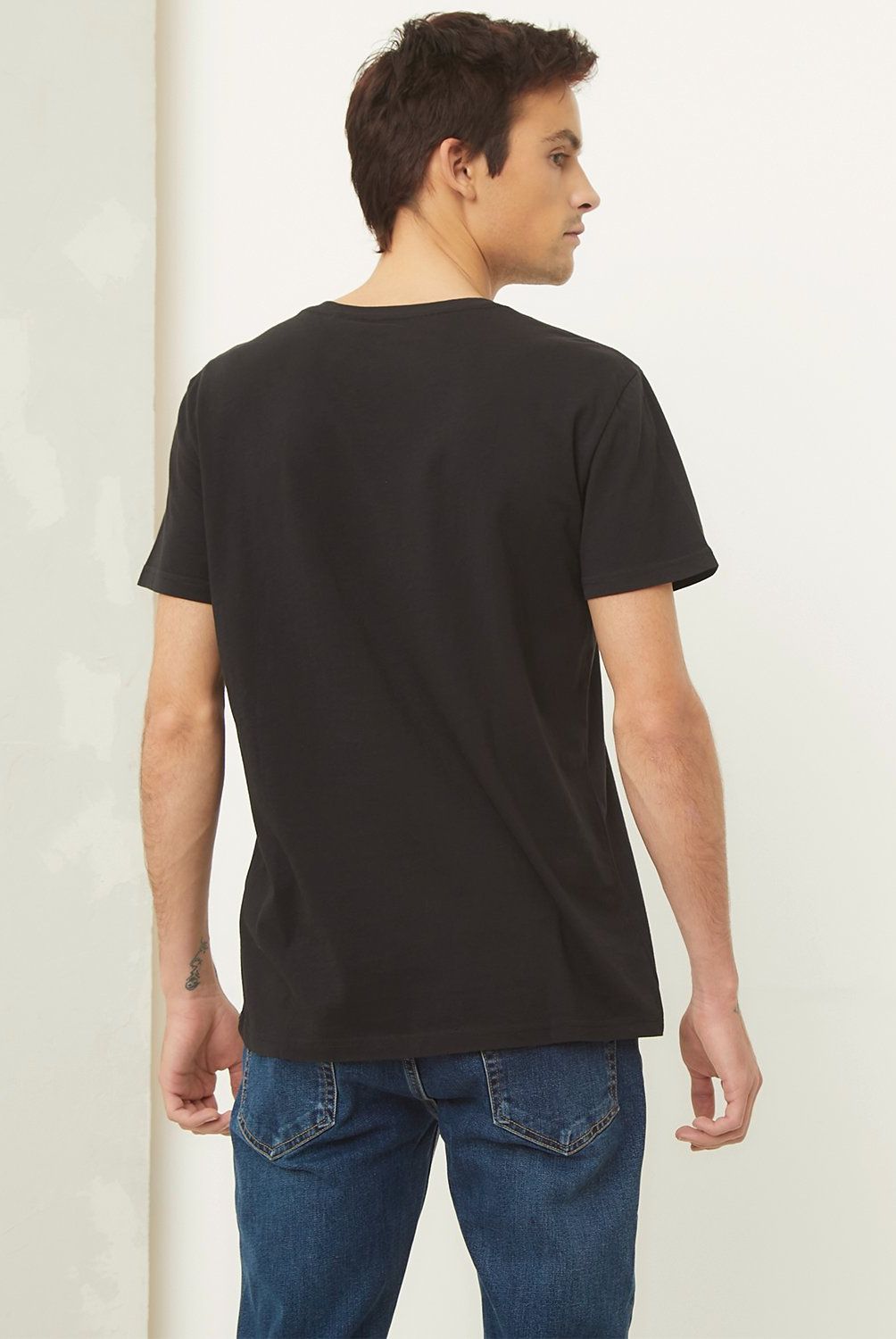 AMERICANINO - Polera Americanino Regular Fit Manga Corta Algodón