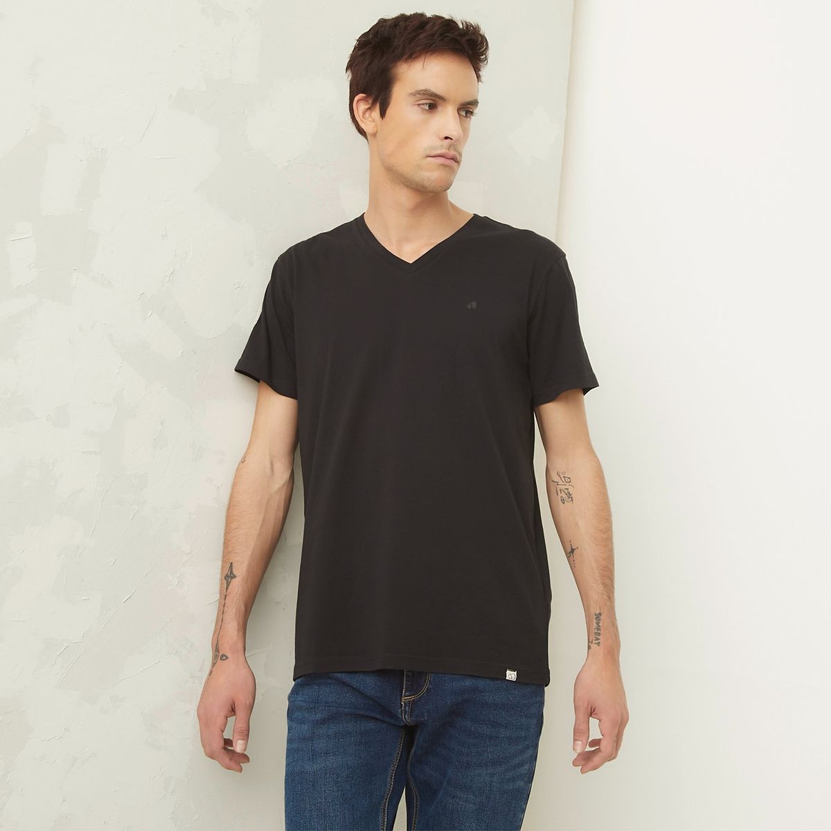 AMERICANINO - Polera Americanino Regular Fit Algodón Manga Corta Hombre