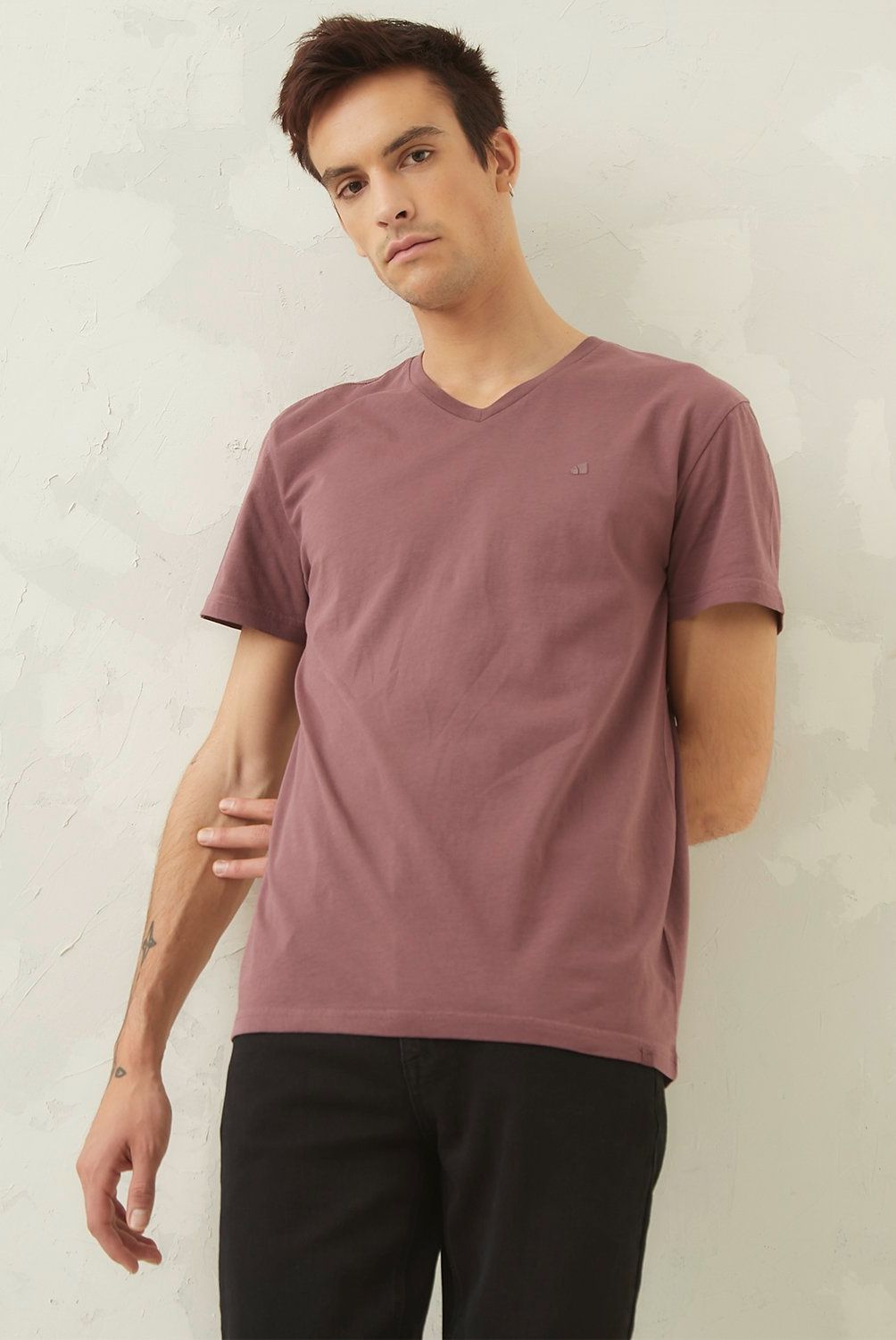 AMERICANINO - Polera Americanino Regular Fit Manga Corta Algodón