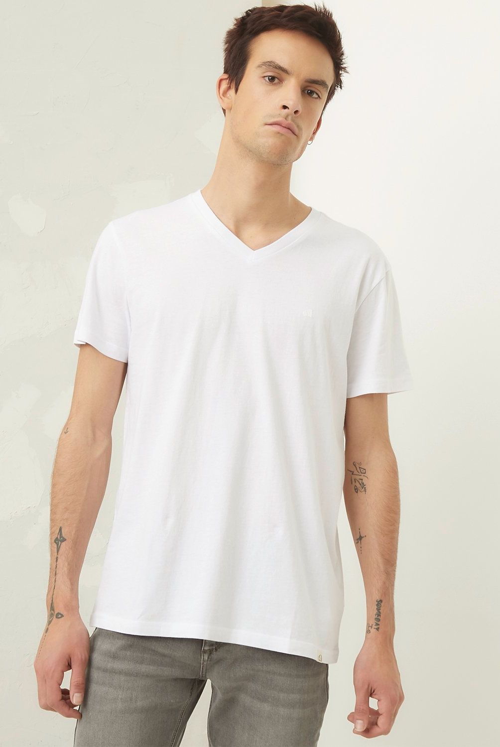 AMERICANINO - Polera Americanino Regular Fit Manga Corta Algodón