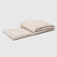 Manta Olas 130X150 Cm Beige