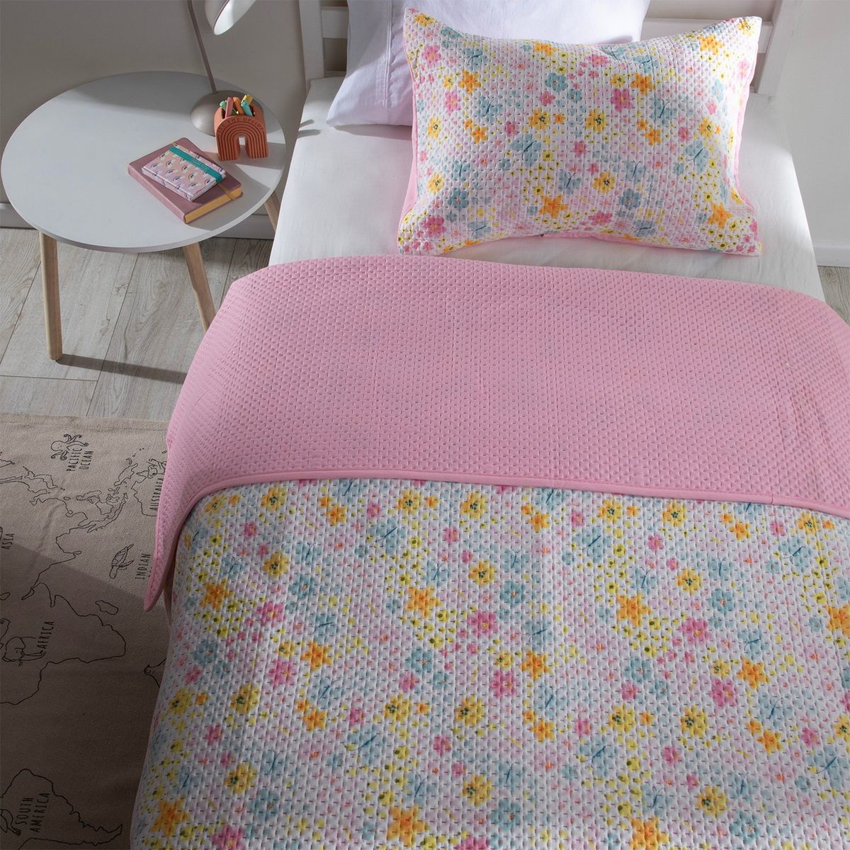 MICA KIDS - Cubrecama Infantil Spring 1.5 Plazas Mica Kids