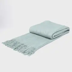 BASEMENT HOME - Manta Deg Green Suave 170X130Cm