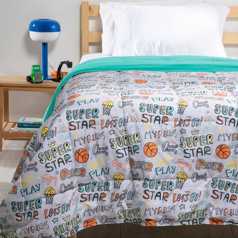 MICA KIDS - Plumón Estampado Ball 1.5 Plazas Mica Kids