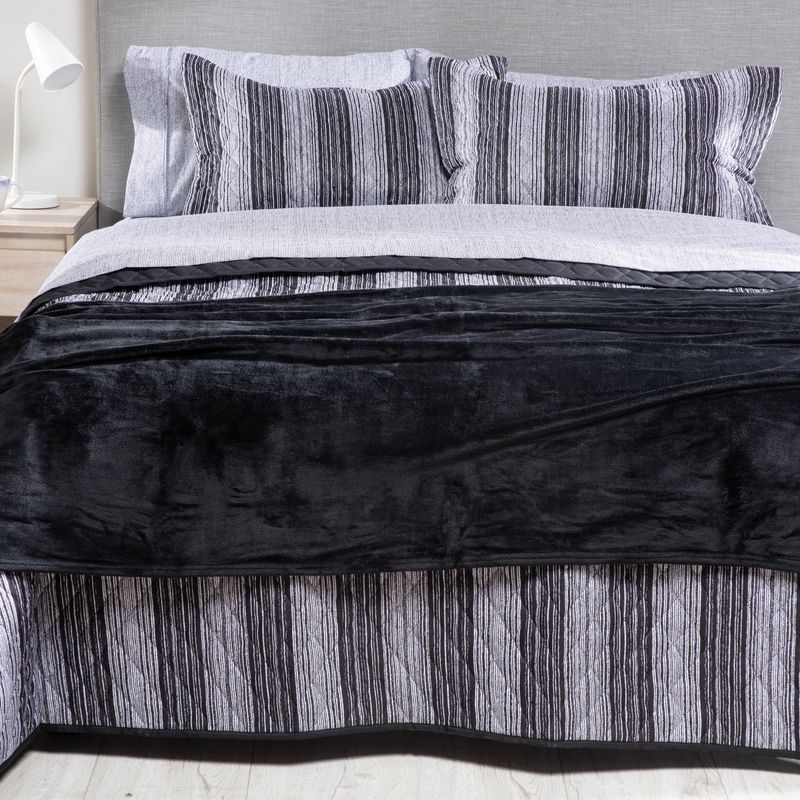 MICA - Juego De Cama Sábana + Cubrecama + Frazada Mica