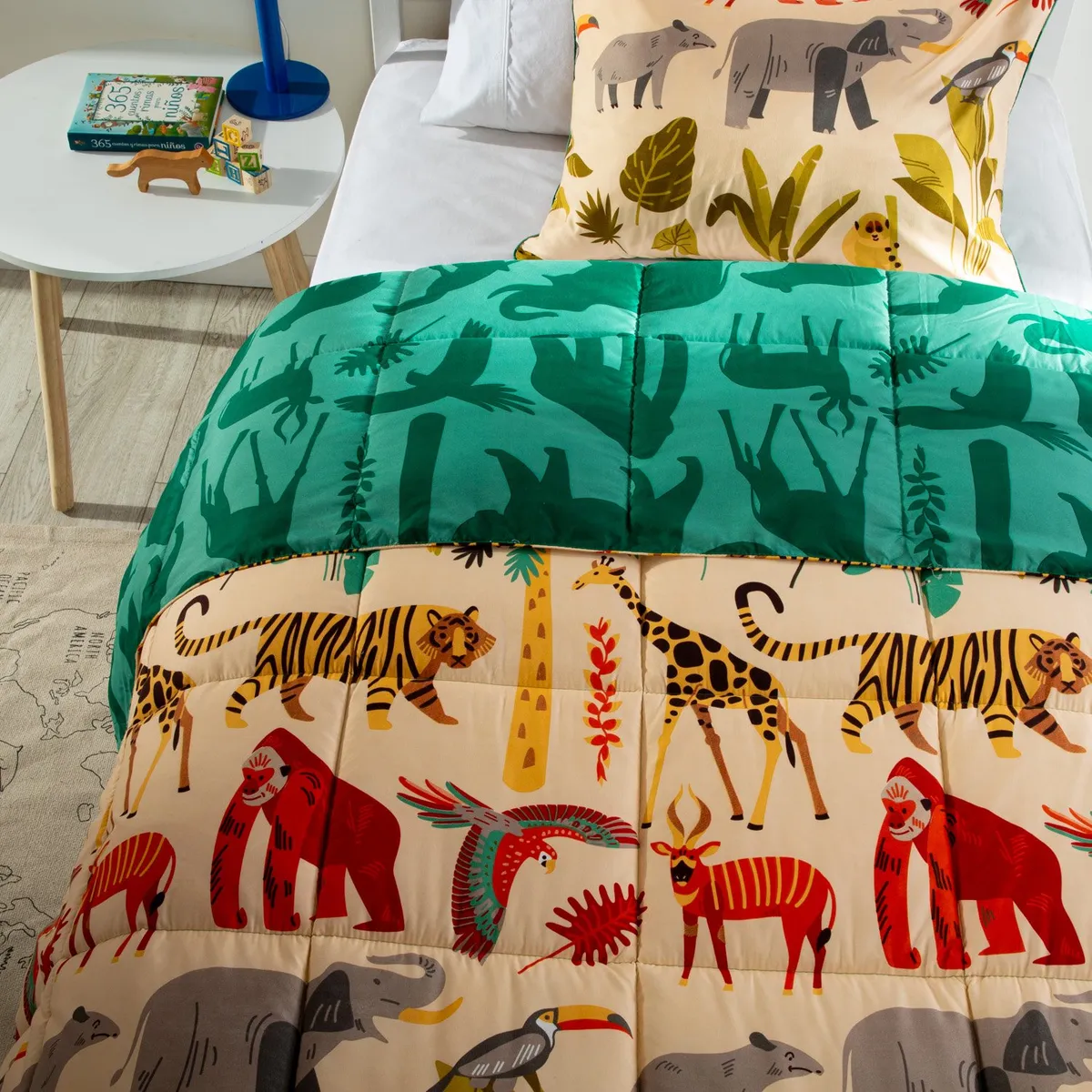 MICA KIDS - Plumón Infantil Animalia 1.5 Plazas Mica Kids