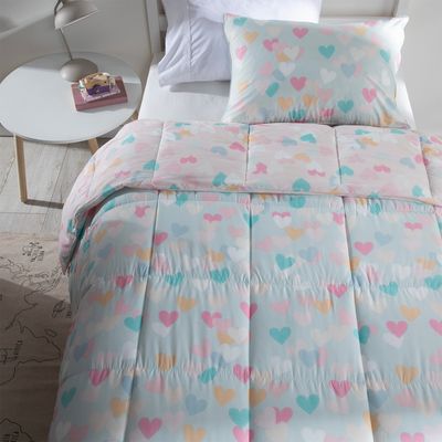 Imagen 2 del producto Plumón Infantil Love Estampado 1.5 Plazas