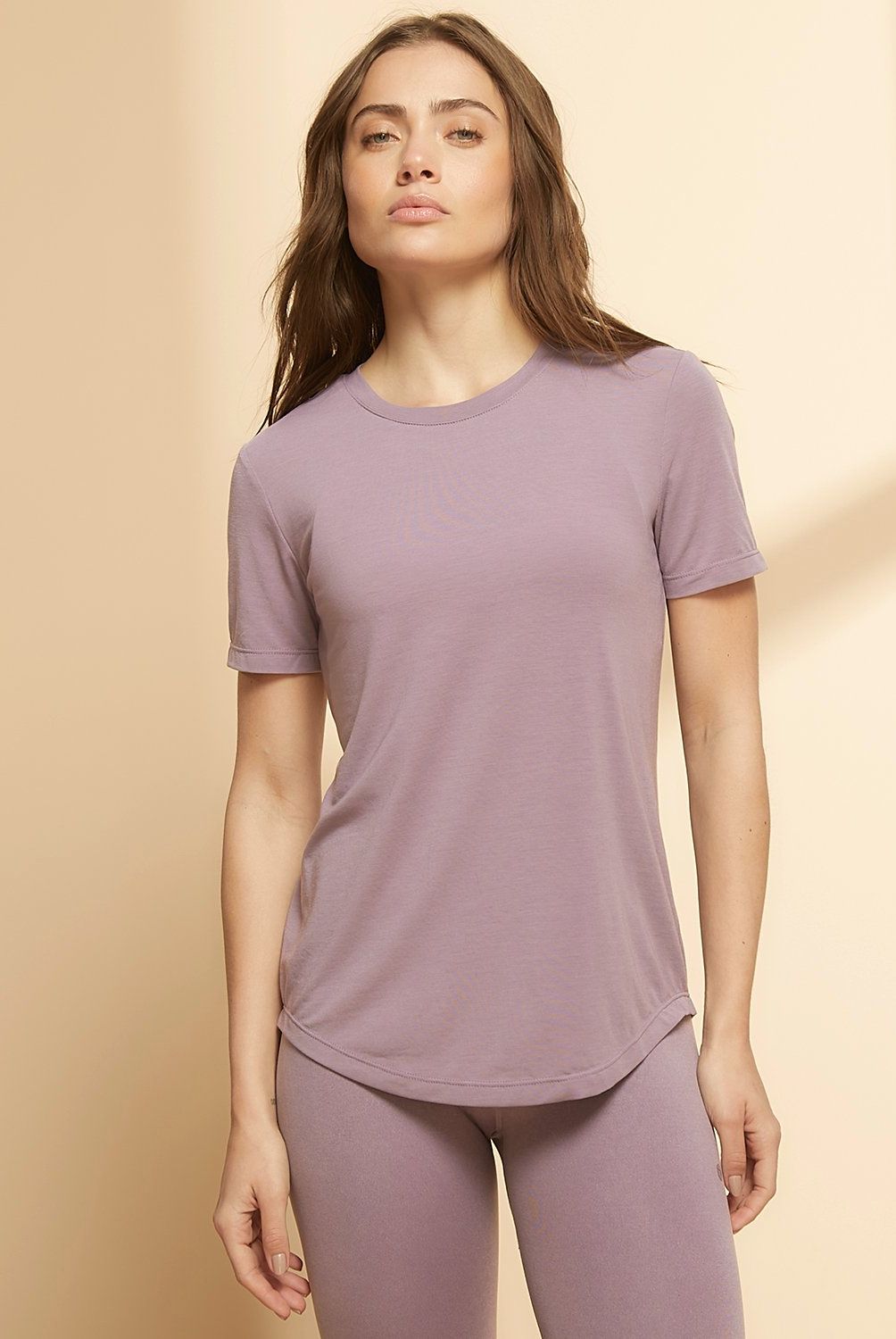 DIADORA - Polera Modal Manga Corta Yoga Deportiva Mujer Diadora