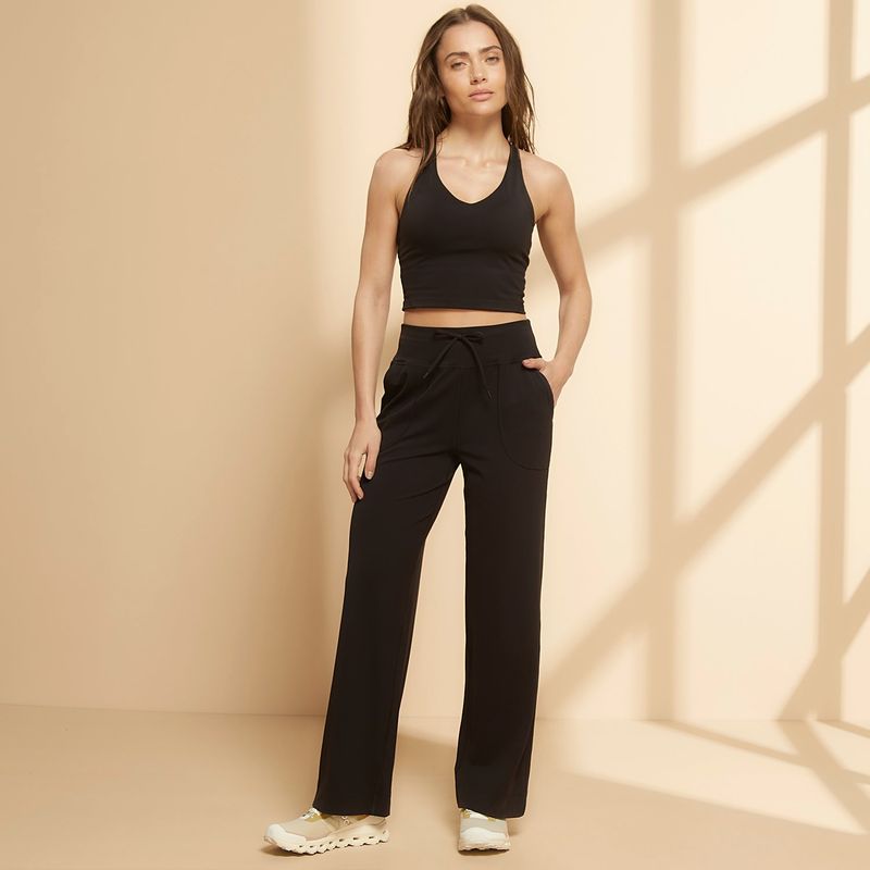 DIADORA - Pantalón Wide Leg Yoga Mujer Diadora