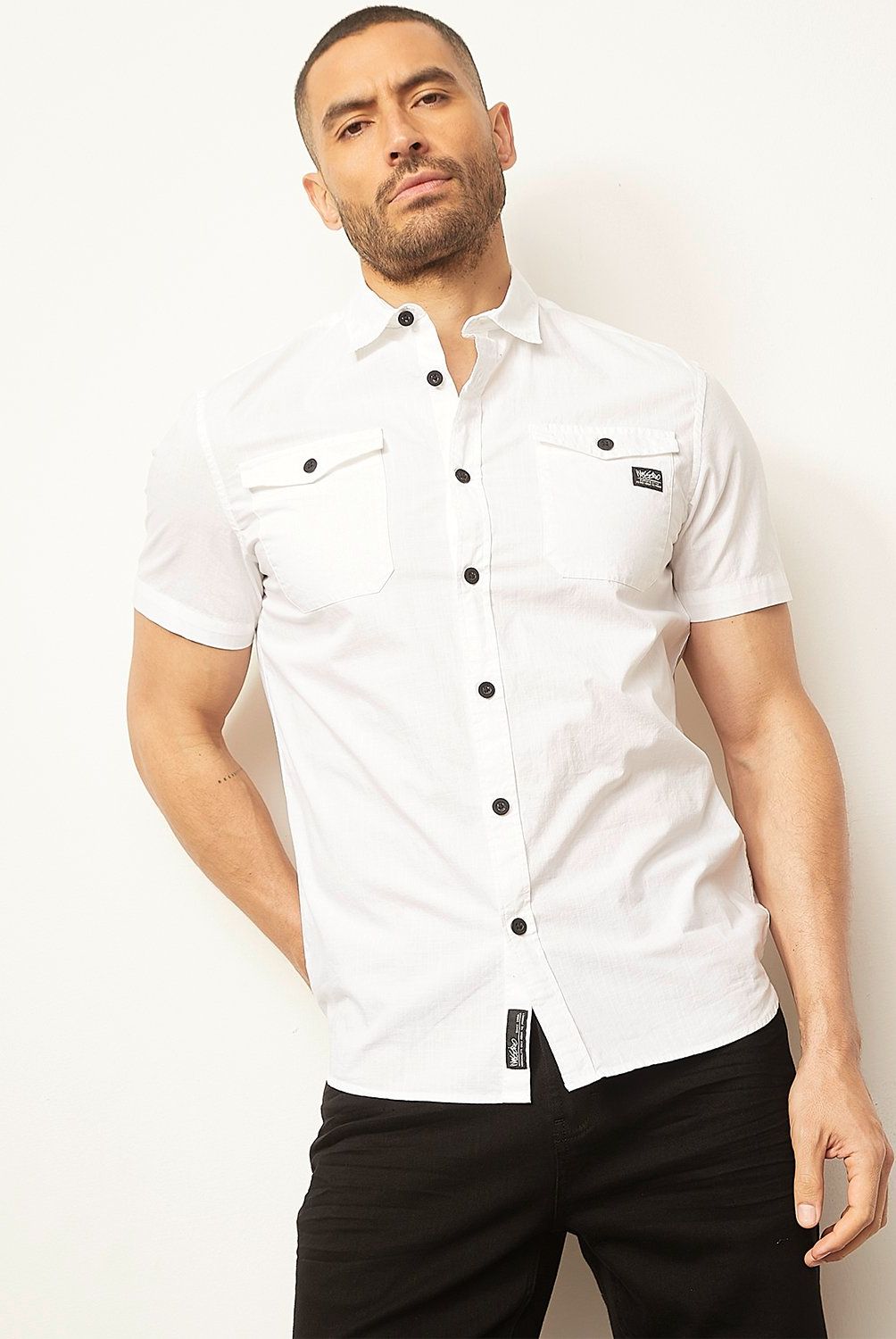 MOSSIMO - Camisa Manga Corta Hombre Mossimo