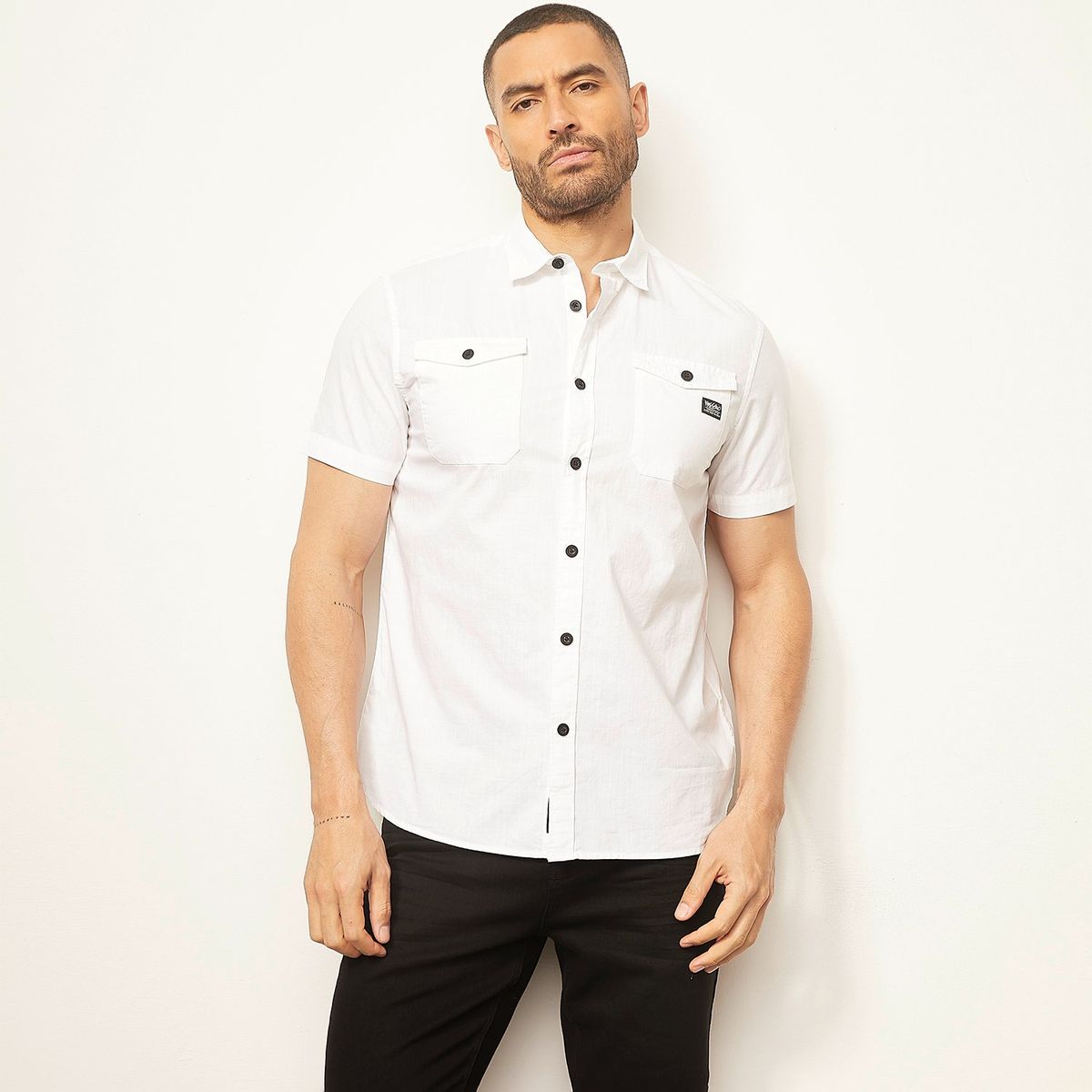 MOSSIMO - Camisa Manga Corta Hombre Mossimo
