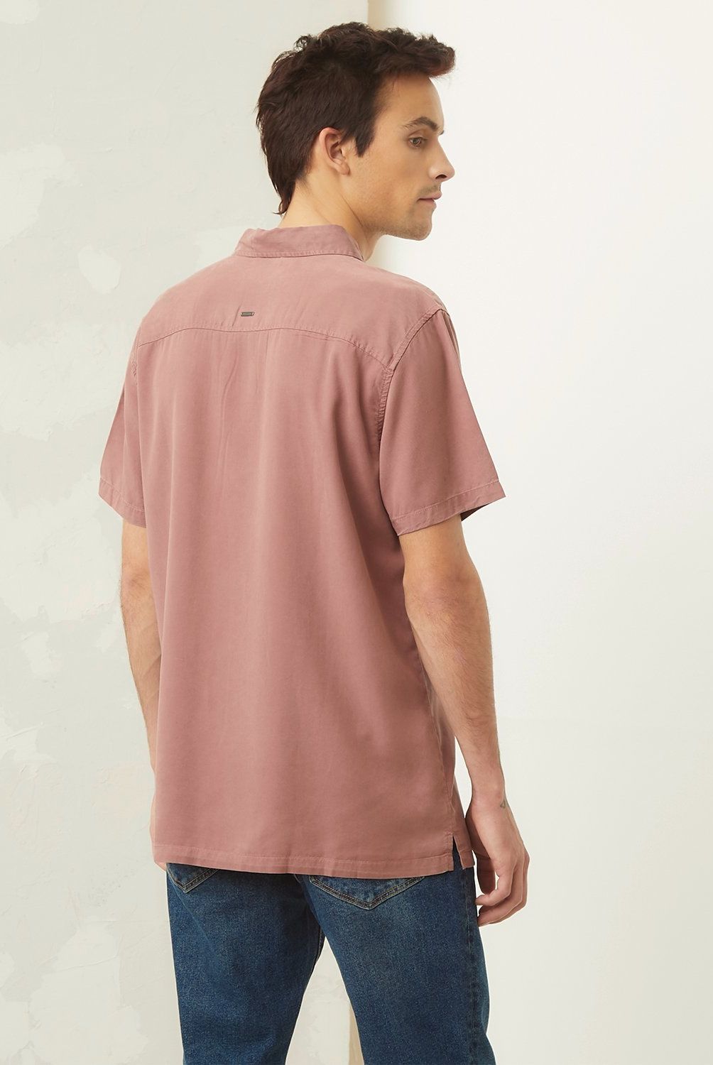 AMERICANINO - Camisa Manga Corta Slim Fit Hombre Americanino