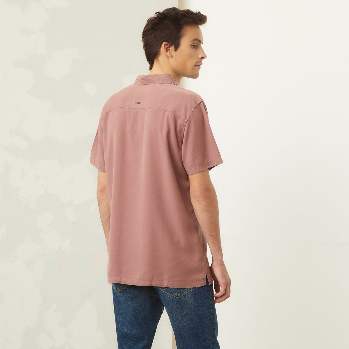 AMERICANINO - Camisa Manga Corta Slim Fit Hombre Americanino