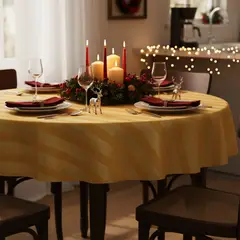 ROBERTA ALLEN - Mantel Redondo Jacqard 150 Cm Navidad