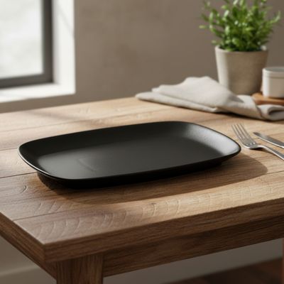 Imagen 1 del producto Fuente Cerámica Gres Rectangular 36x23 cm