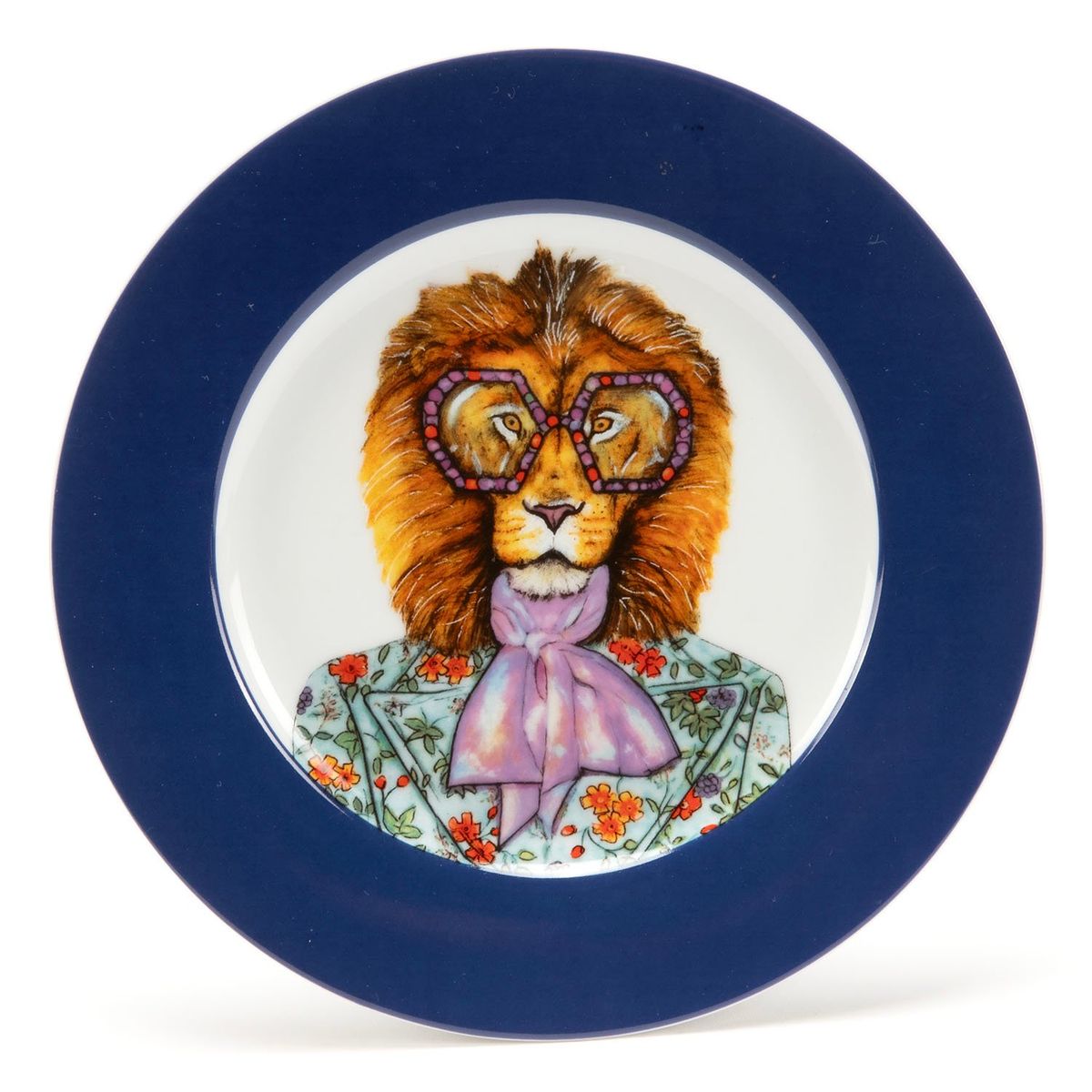ROBERTA ALLEN - Plato Postre León 20 Cm Market Heritage Roberta Allen