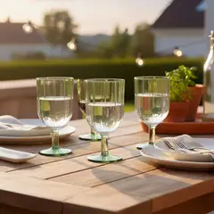 BASEMENT HOME - Set de 4 Copas Vidrio Oxford Smoky 370 ml