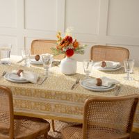 Mantel Algodón Estampado Block Print